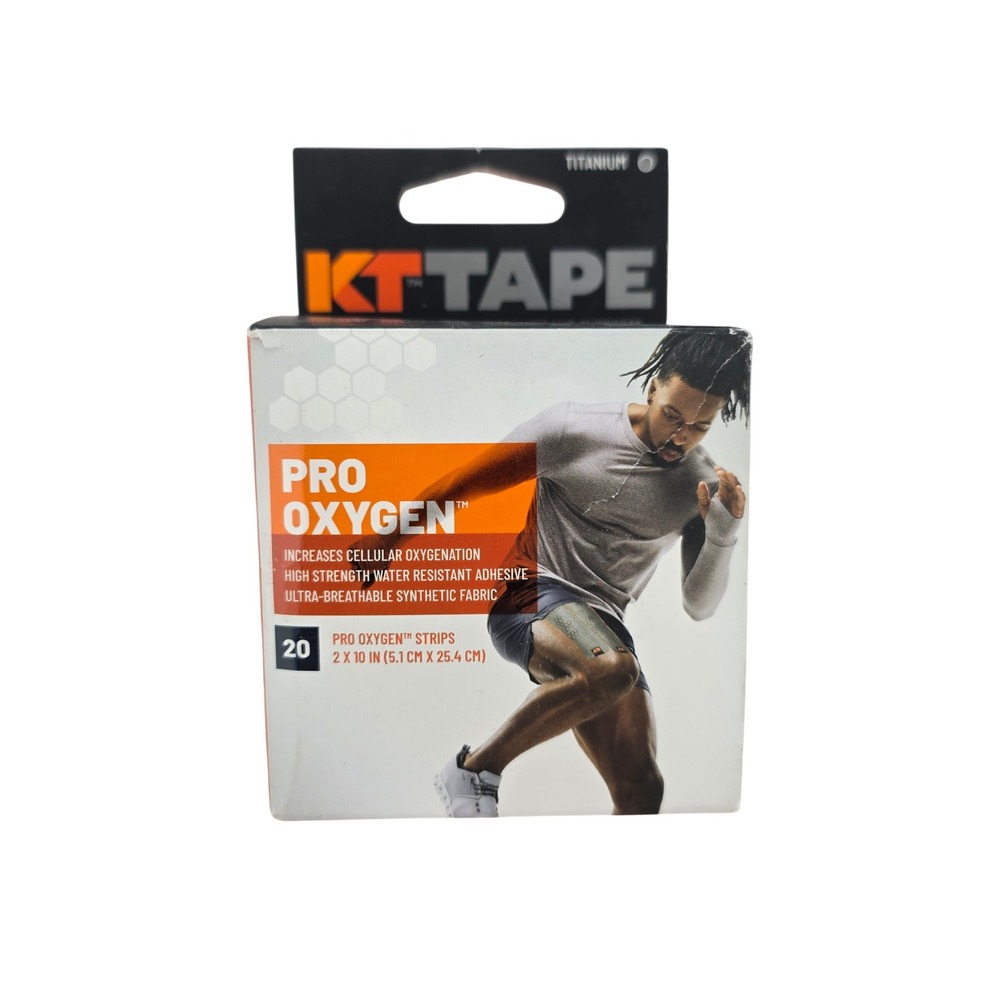 KT Tape Pro‎ Kinesiology Tape Titanium Color Open Box Never Used